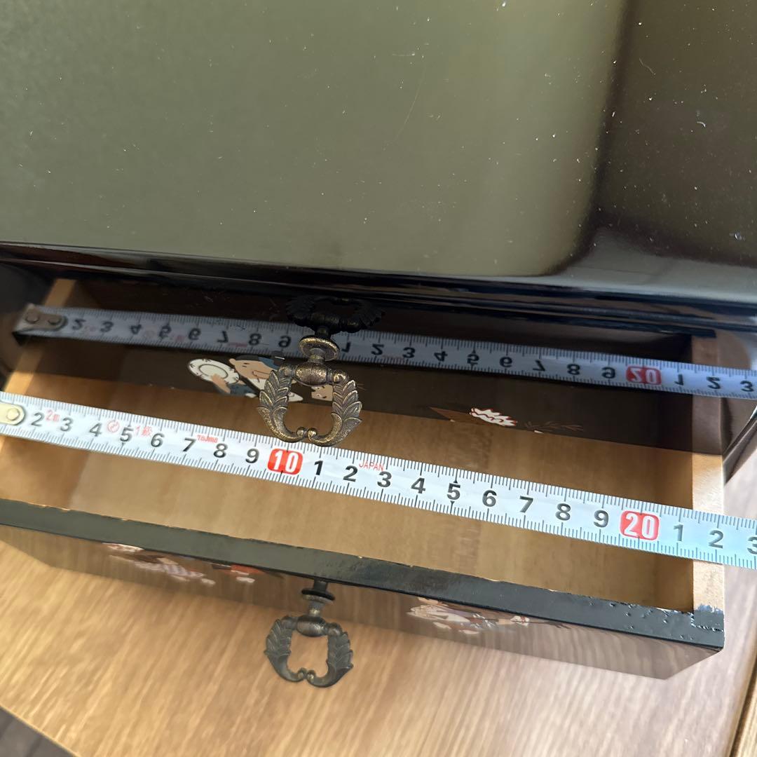 木製小物入れ　山中漆器