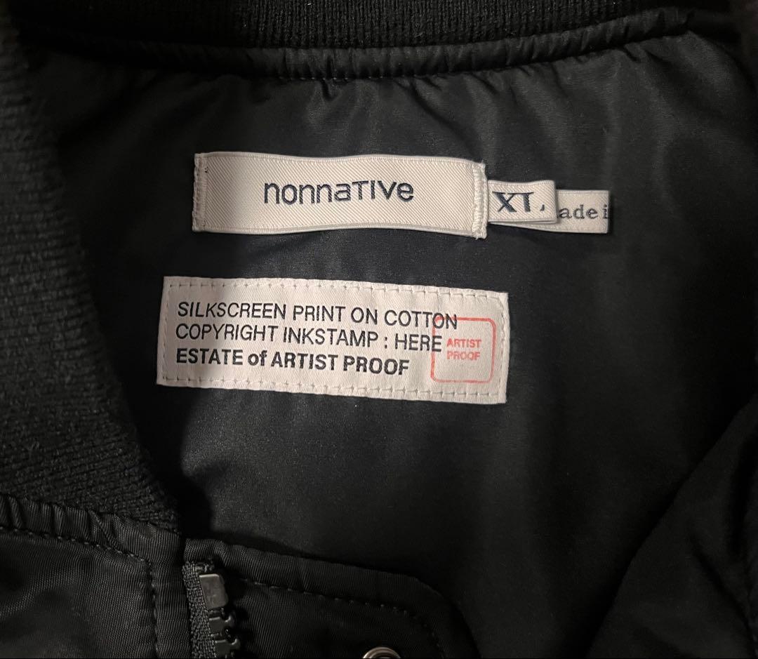 ARTISTPROOF×FRGMT×nonnative ma-1XL 藤原ヒロシ