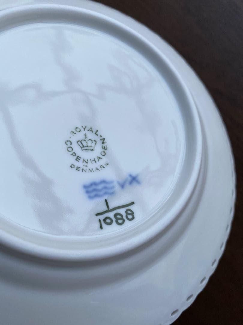 ロイヤルコペンハーゲンブルーフルーテッドフルレース1/1088③