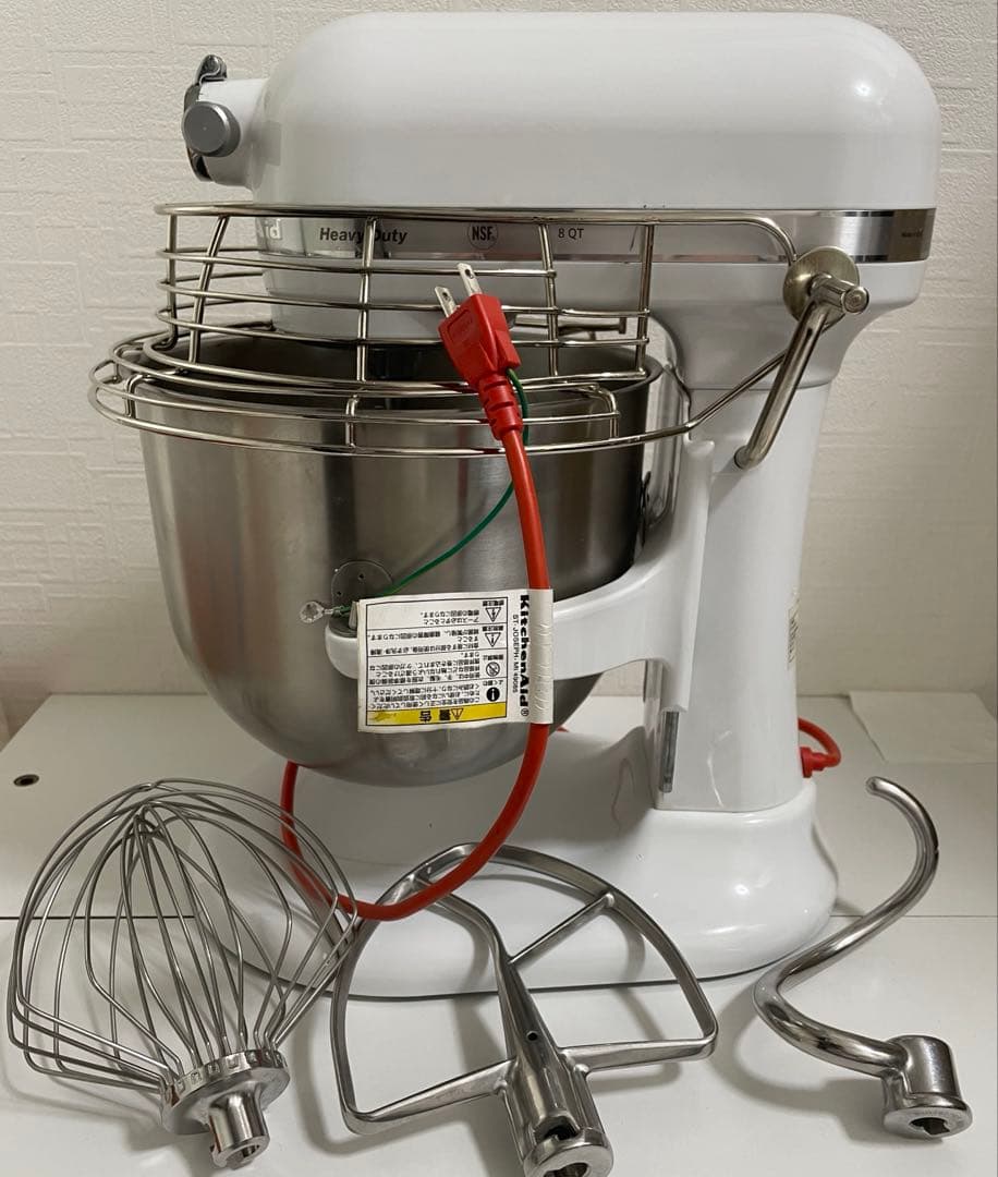 キッチンエイド 8QTスタンドミキサーKSM8WH卓上ミキサー厨房機器 業務用