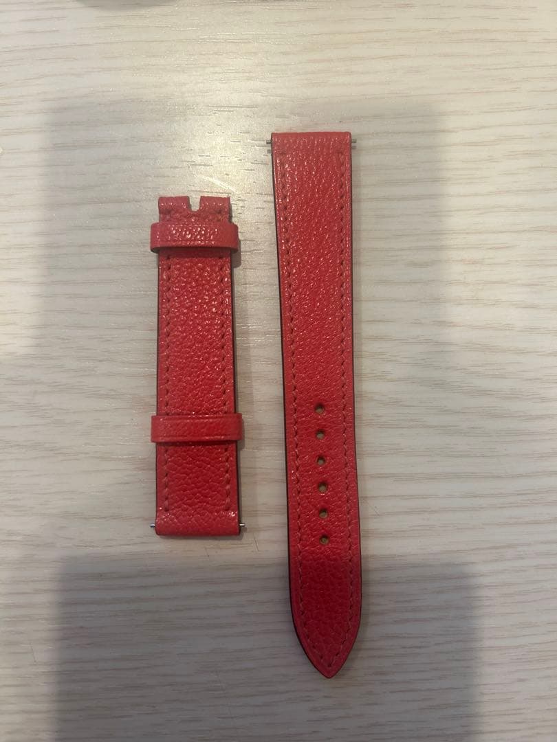 【値下げしました】エルメス　Hウォッチ用 ベルト　エルメスレザーベルト