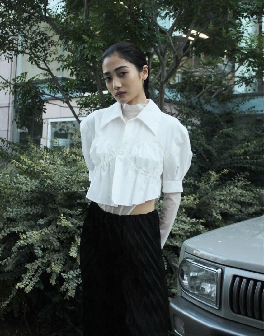 TELOPLAN Porter Shirt ショート丈ハーフスリーブシャツ