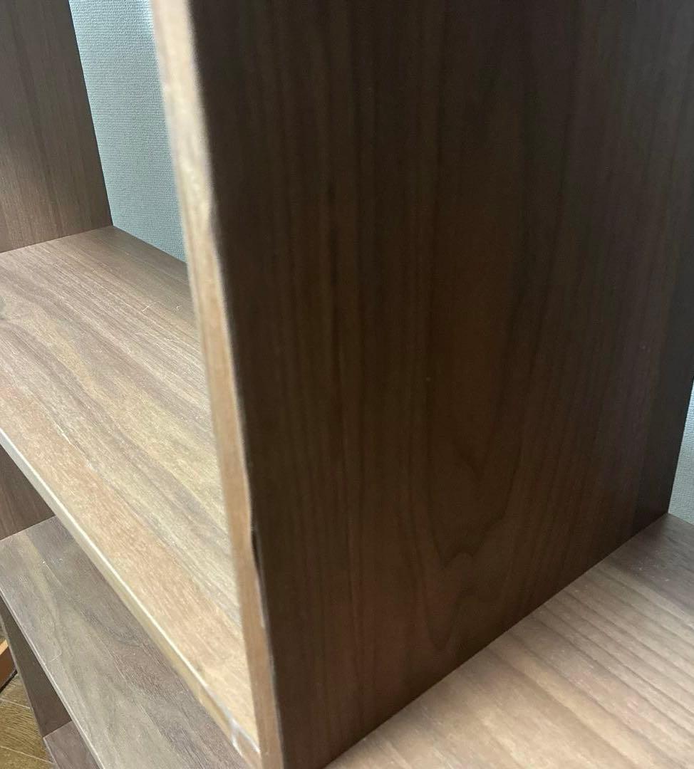 無印良品　スタッキングシェルフ　ウォールナット