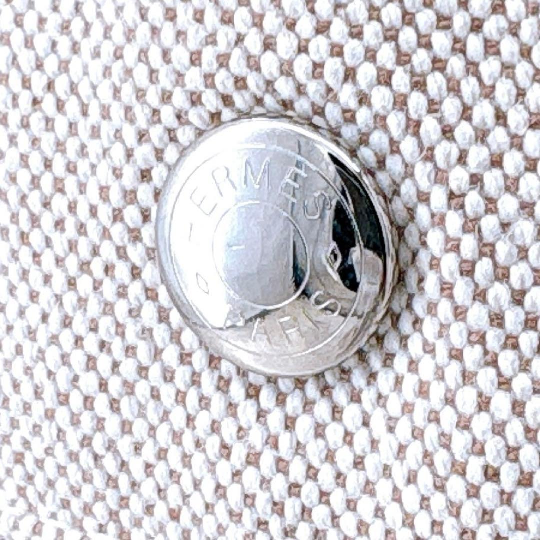 【極美品】エルメス/トートバッグ/ニューフールトゥMM /A4/茶色/キャンバス