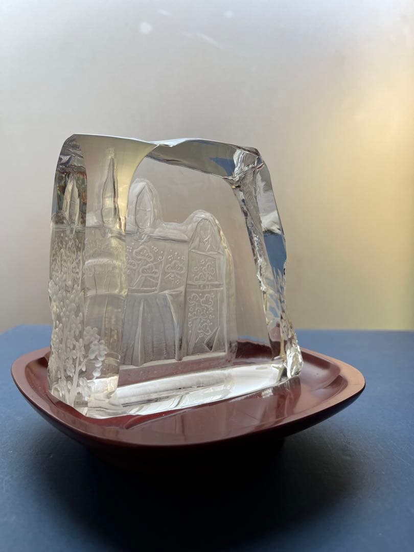 ガラスのお雛様