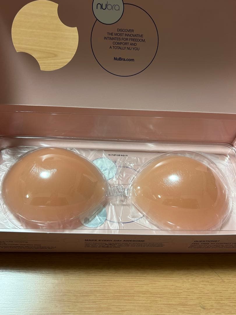 お値下中Nubra 3Dヌーブラ Aカップ バストトップケアパッドヌーピット付