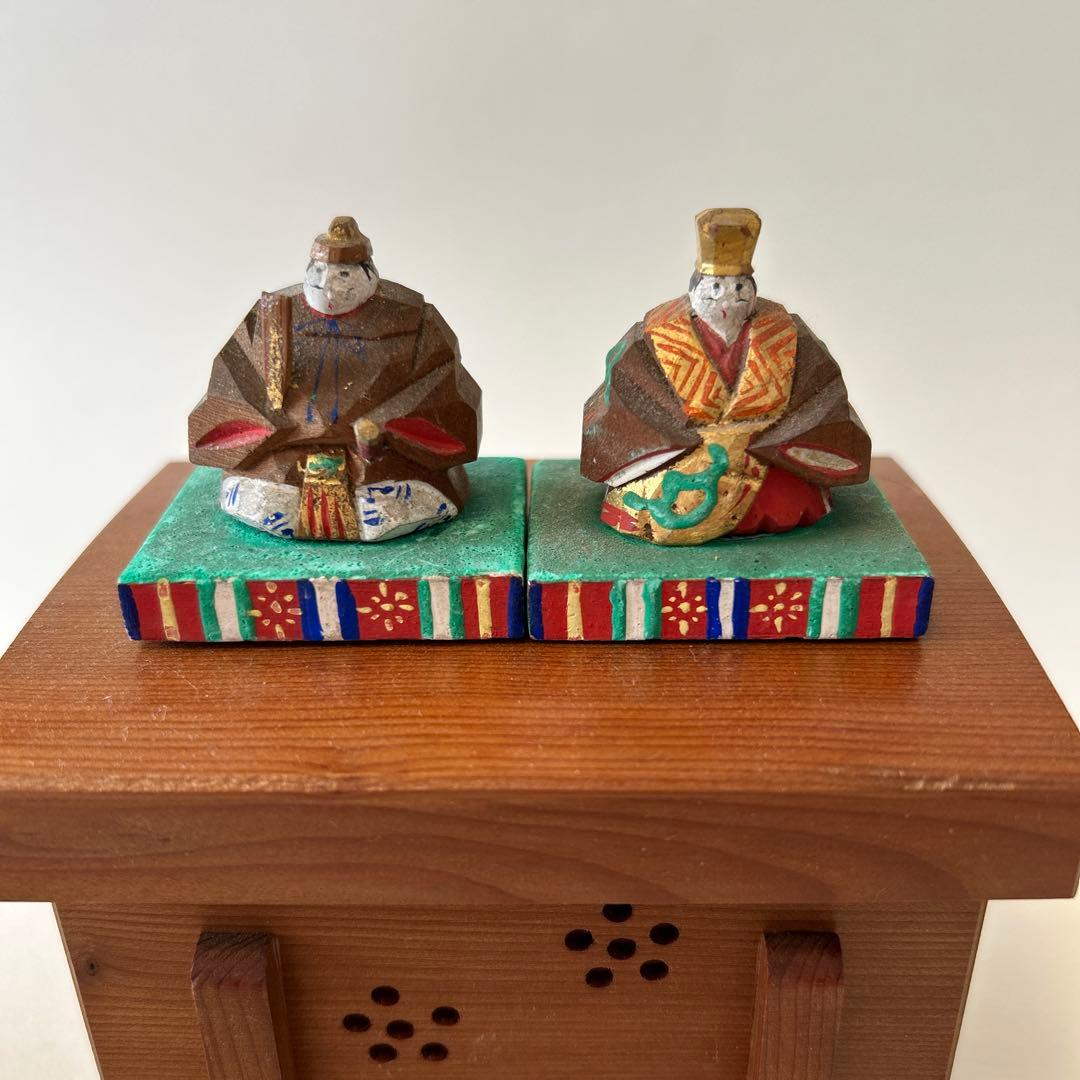 雛人形　一刀彫　お雛様