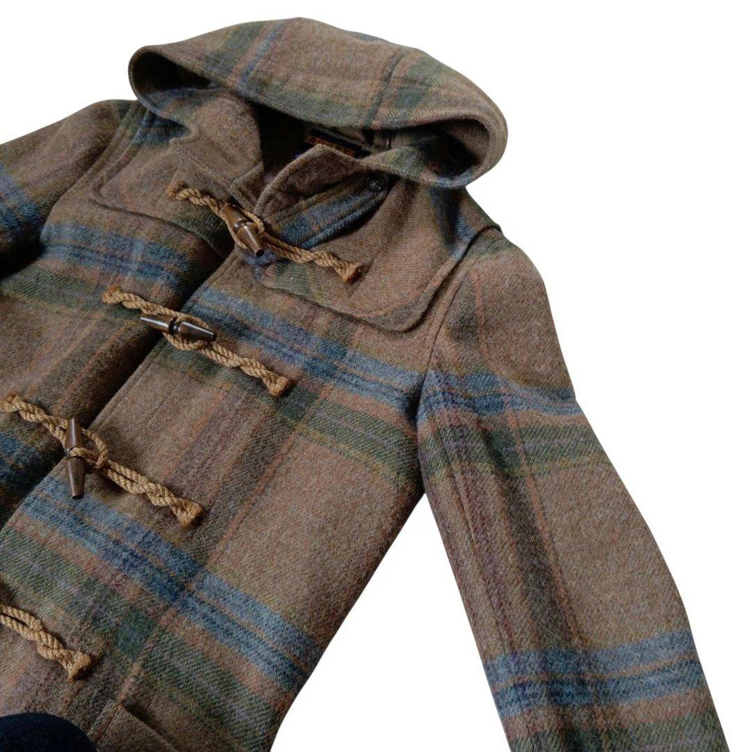 希少美品✨️ラルフローレン ラグビー ウール ダッフルコート チェック柄