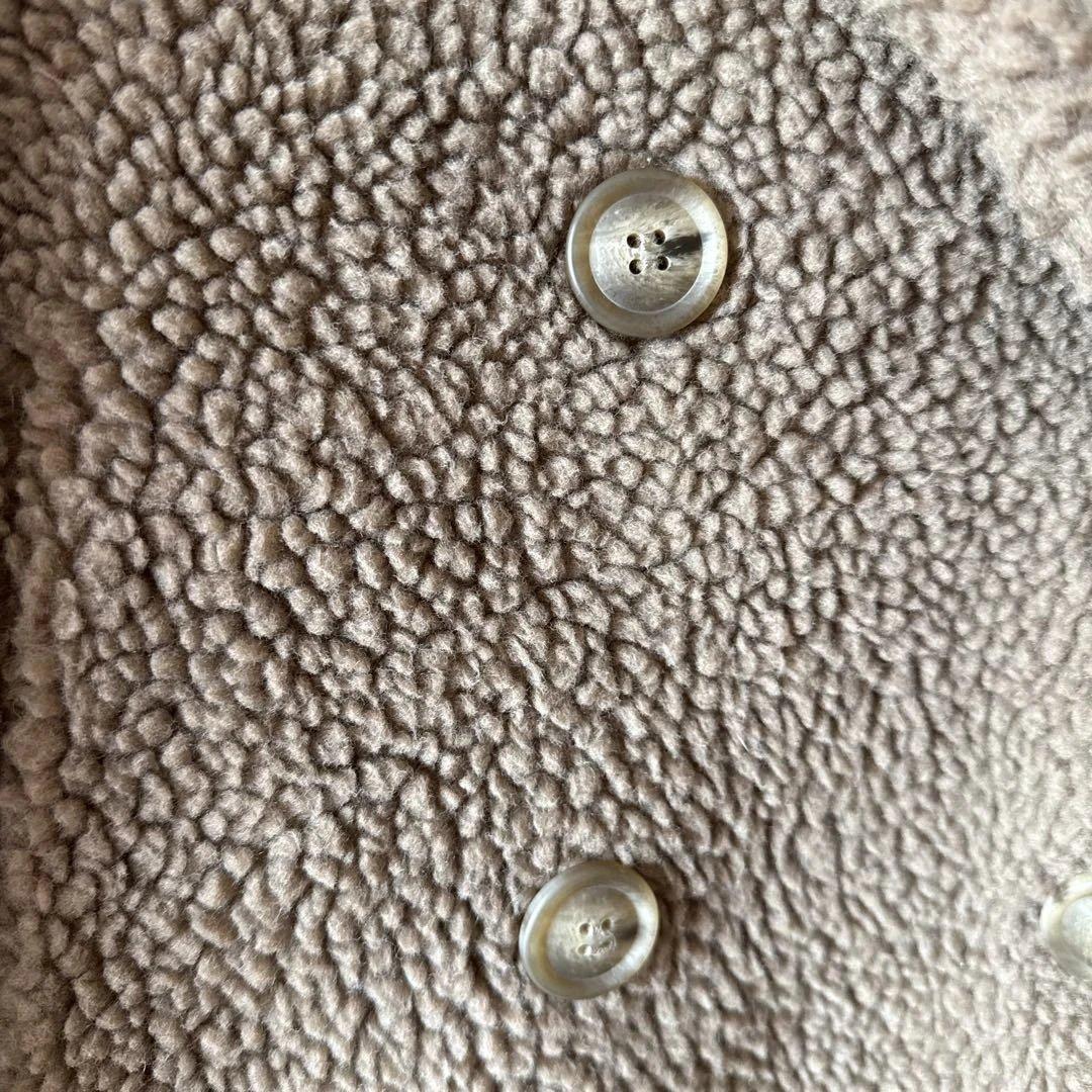 本日終了　最終値下げ　Arpege story ボアダブルブレストコート