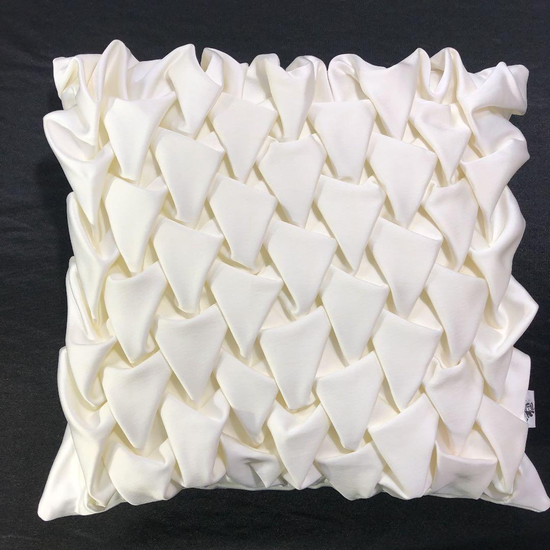 クッションカバー　【白】