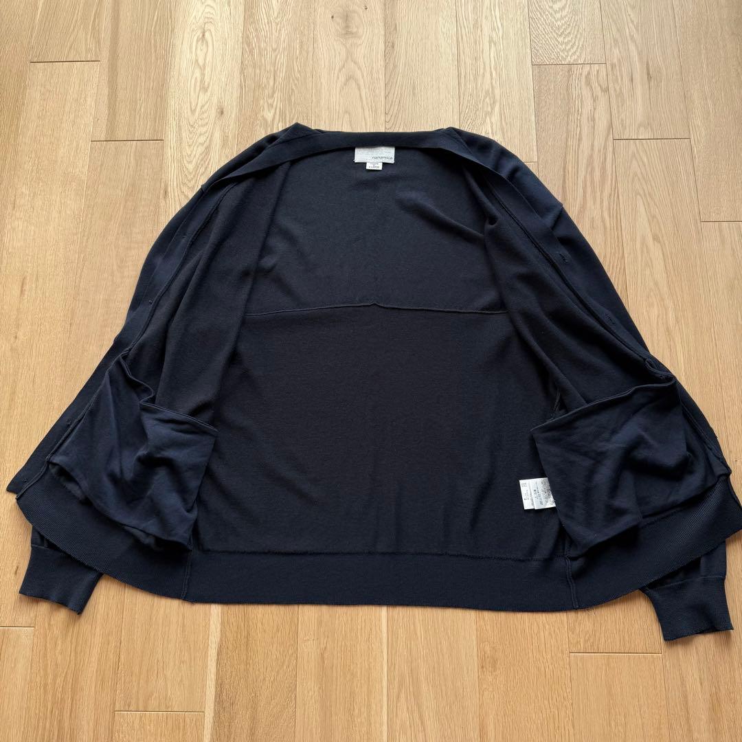 nanamica Cardigan ナナミカ カーディガン ネイビー XL