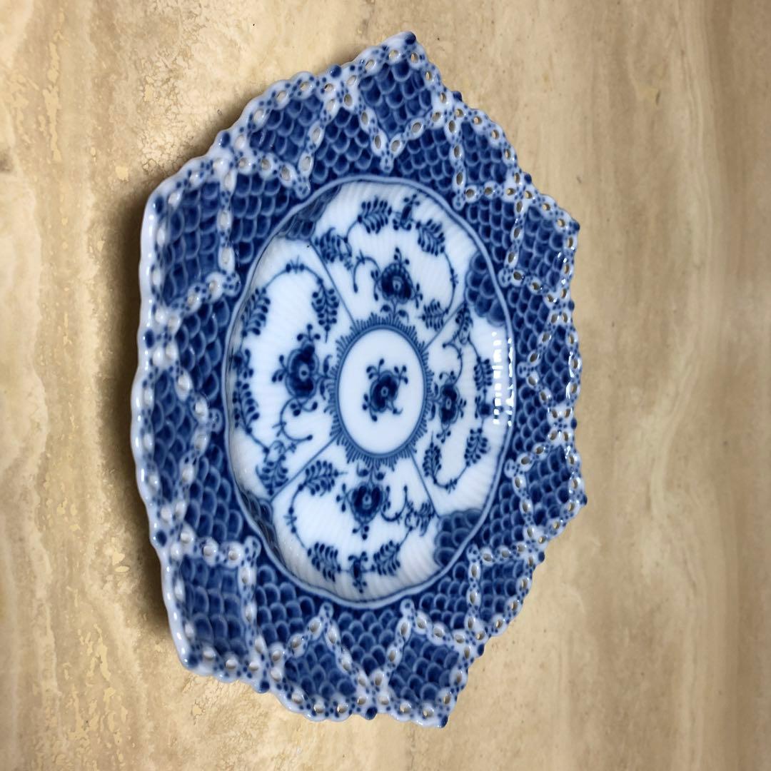 ロイヤルコペンハーゲン　ブルーブルーテッド フラレース 16cmプレート