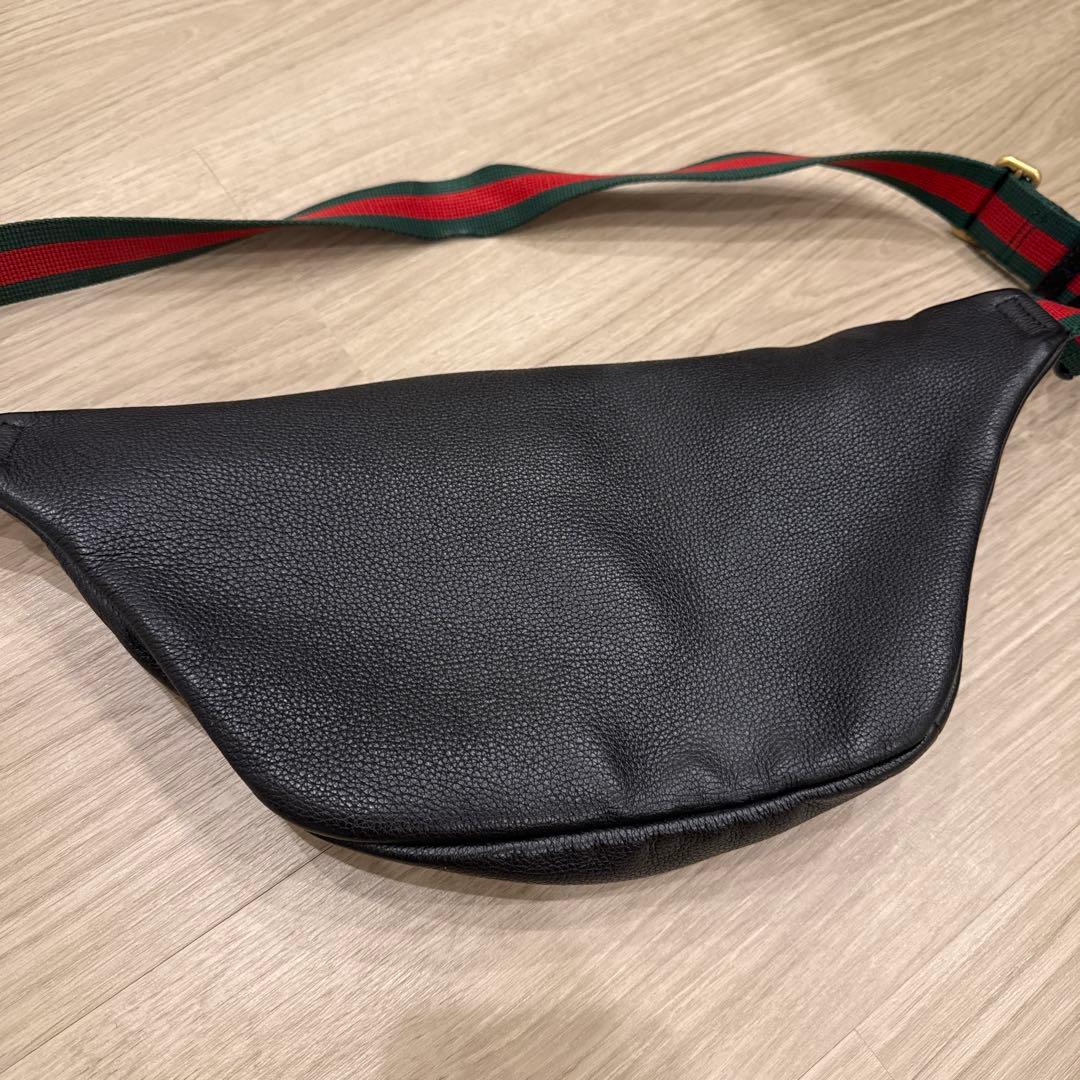 GUCCI グッチ シェリーライン　ボディバッグ ウエストポーチ　メンズ