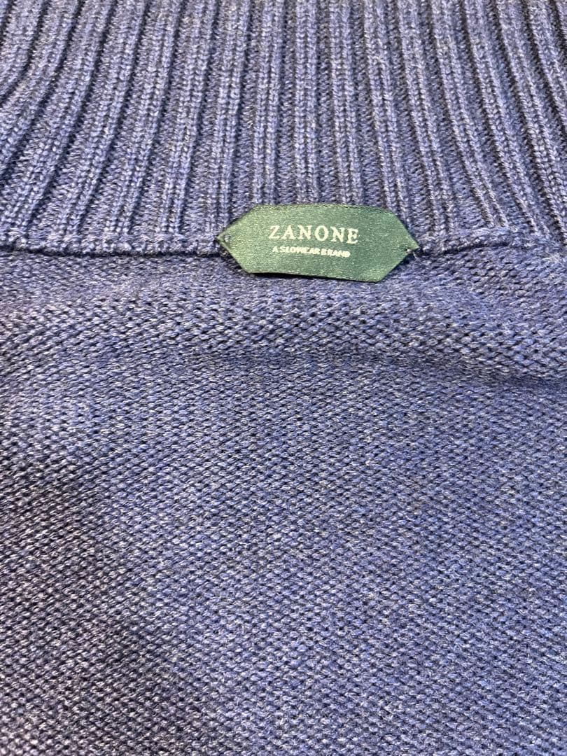 ザノーネ キョート 48 ブルー／肘補修あり 現状品
