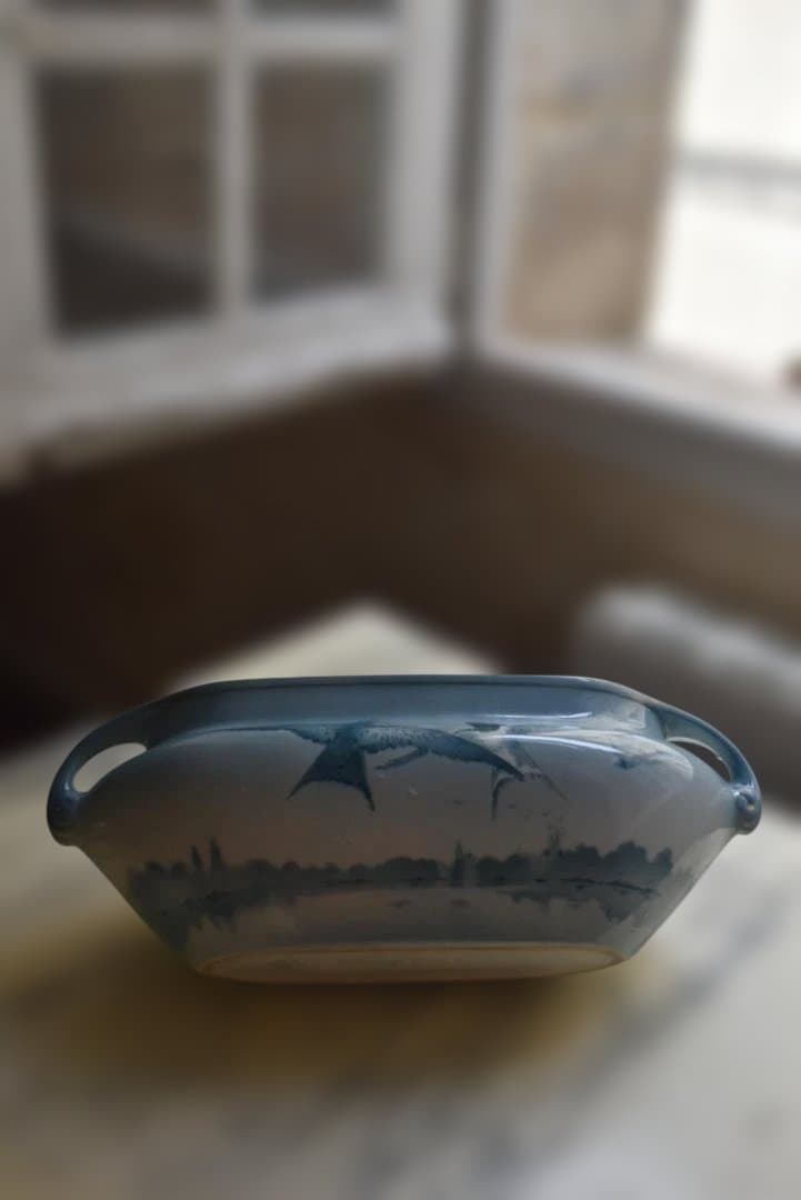 リュネビル　つばめのジャルディニエール　美品　フランスアンティーク