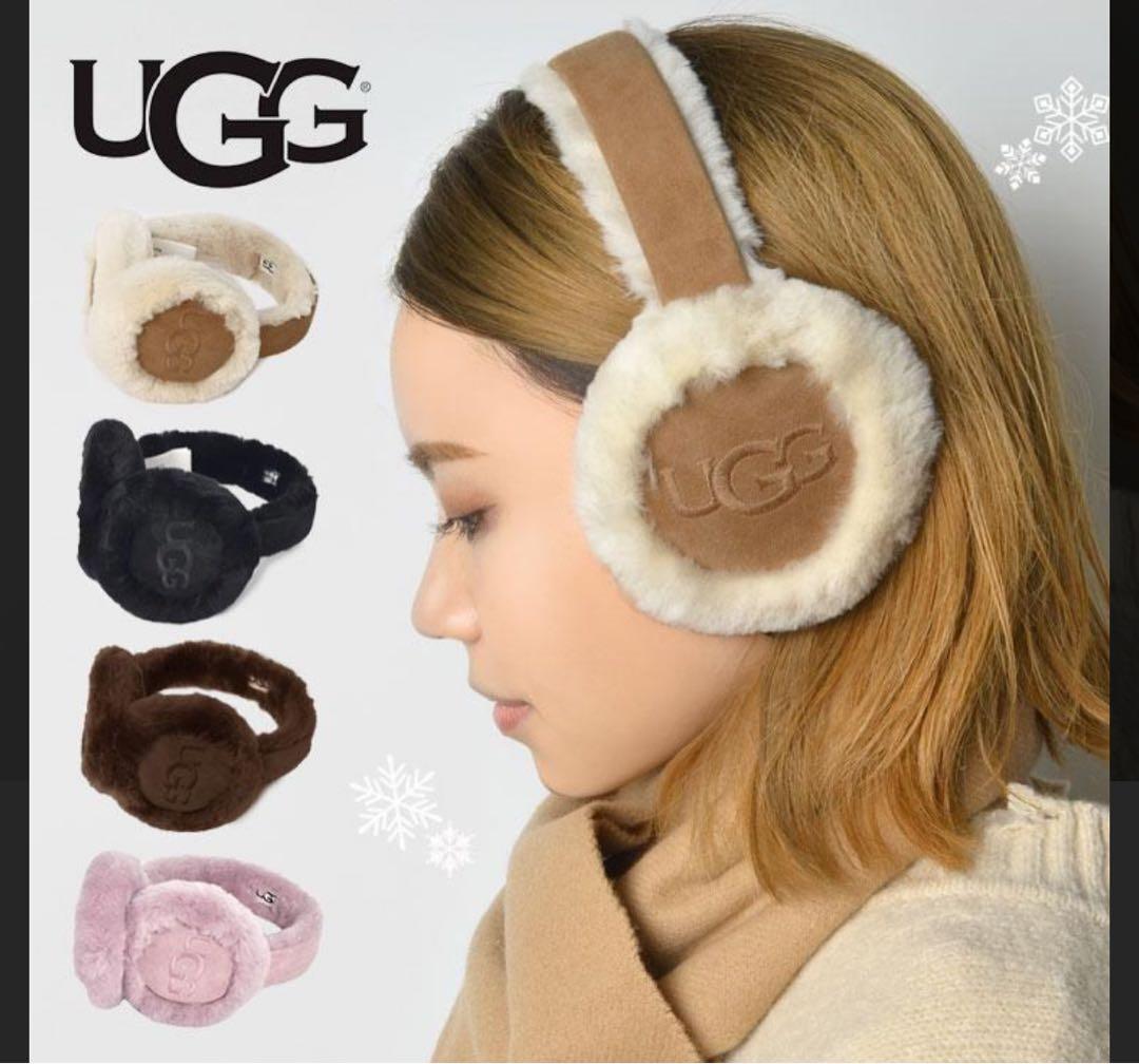 UGG フリース イヤーマフ ベージュ
