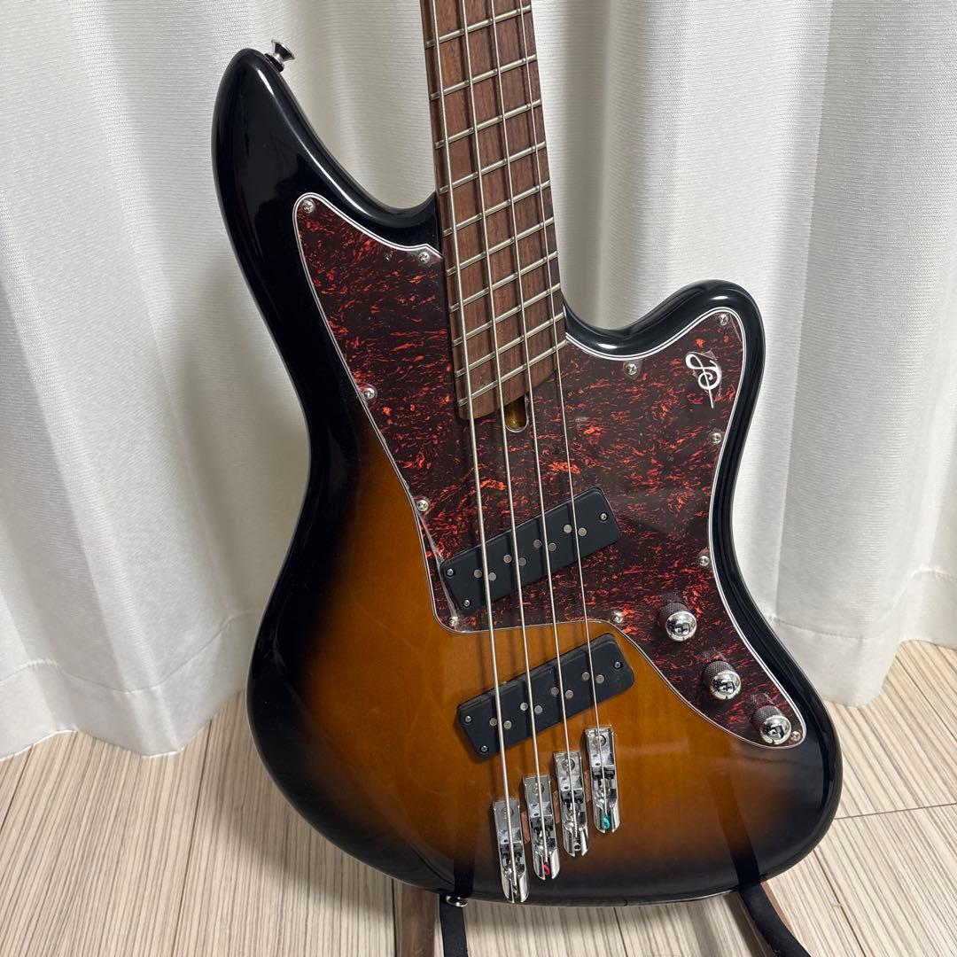 Seed エレキベース サンバースト 4弦 でらしモデル
