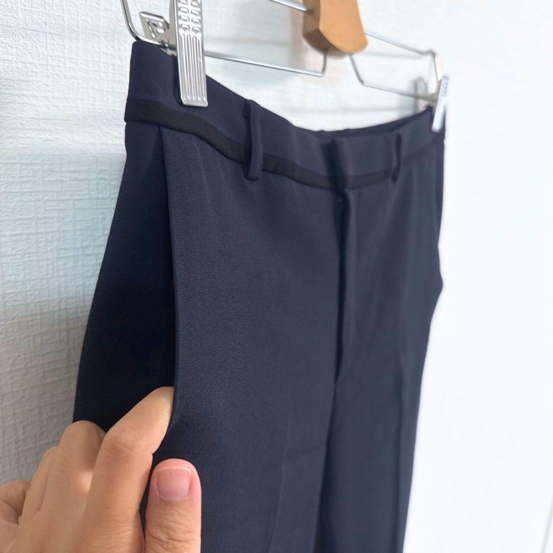 【美品】BEIGE, ノーカラージャケット テーパードパンツ セットアップ