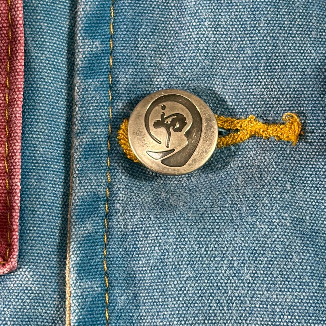 【90s】希少 ヴィンテージ ワークジャケット マルチカラー　短丈