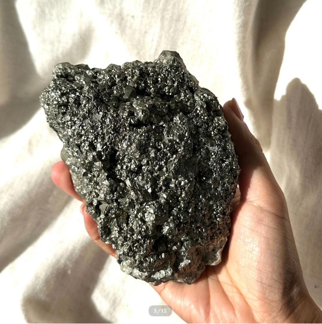 【パイライト】太陽のような輝き｜意志と豊かさをもたらす石 ブラジル産