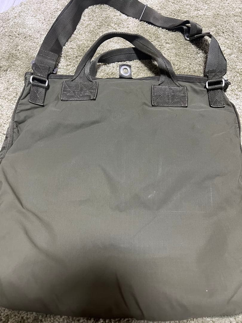 PORTER FRAME 2WAY HELMETBAG カーキ