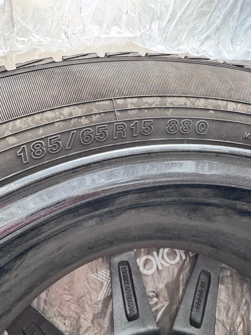 2023年11月新品購入バリ山スタッドレスタイヤ 15インチホイールセット