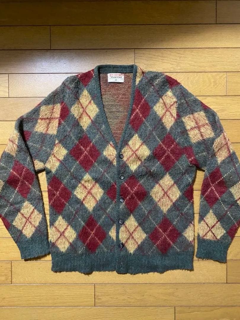 60sヴィンテージ　モヘア　カーディガン
