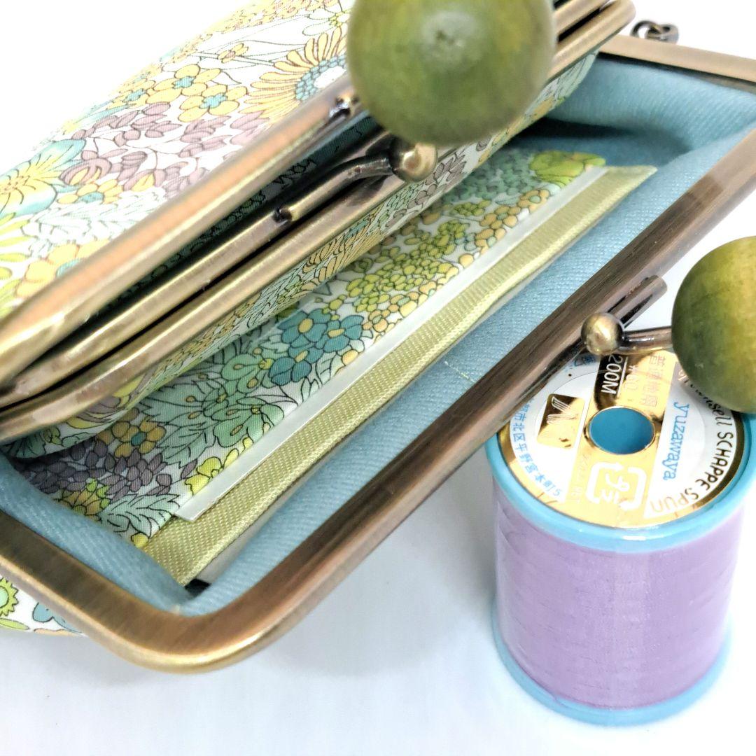 専用　親子がま口長財布　親子がま口　押し口金