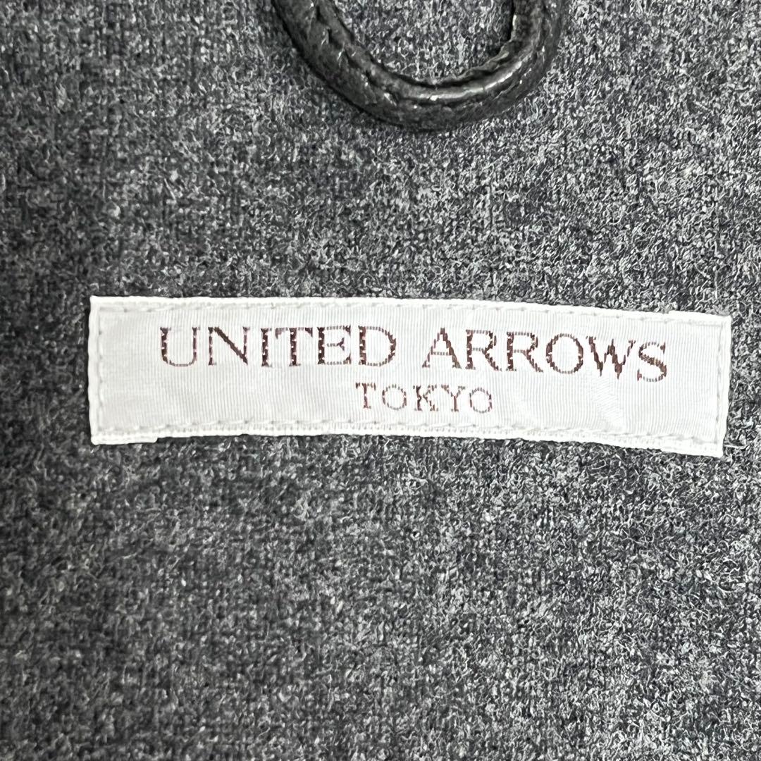 『ユナイテッドアローズ』M65 フィールドジャケット レザー 牛革 ダブルジップ