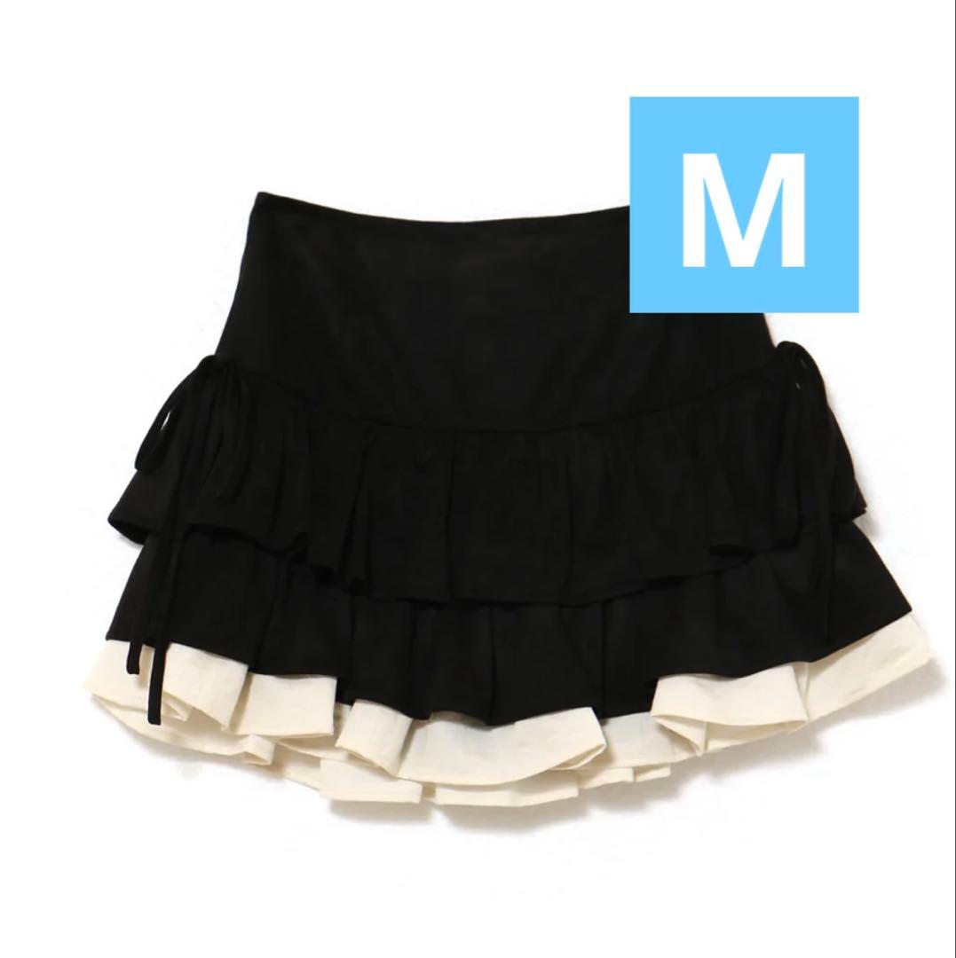 andmary Mel gather skirt black Mサイズ