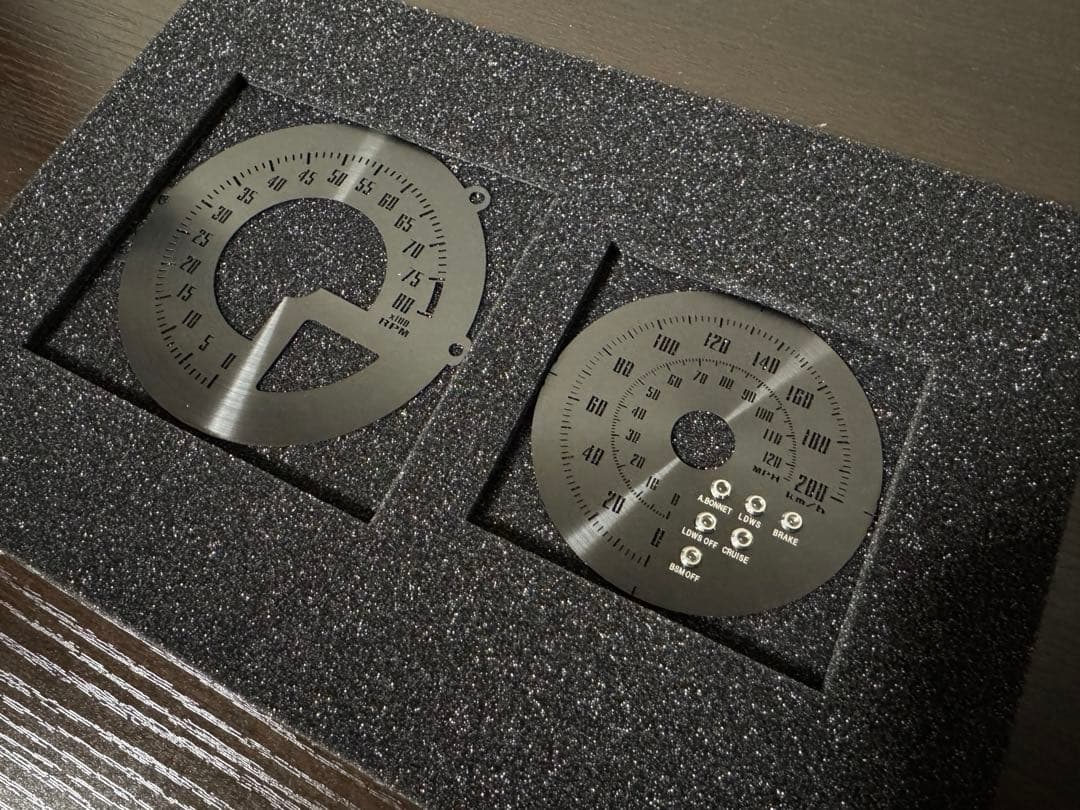 RSプロダクツ　NDロードスター用メタルゲージキット　ブラックMGルック