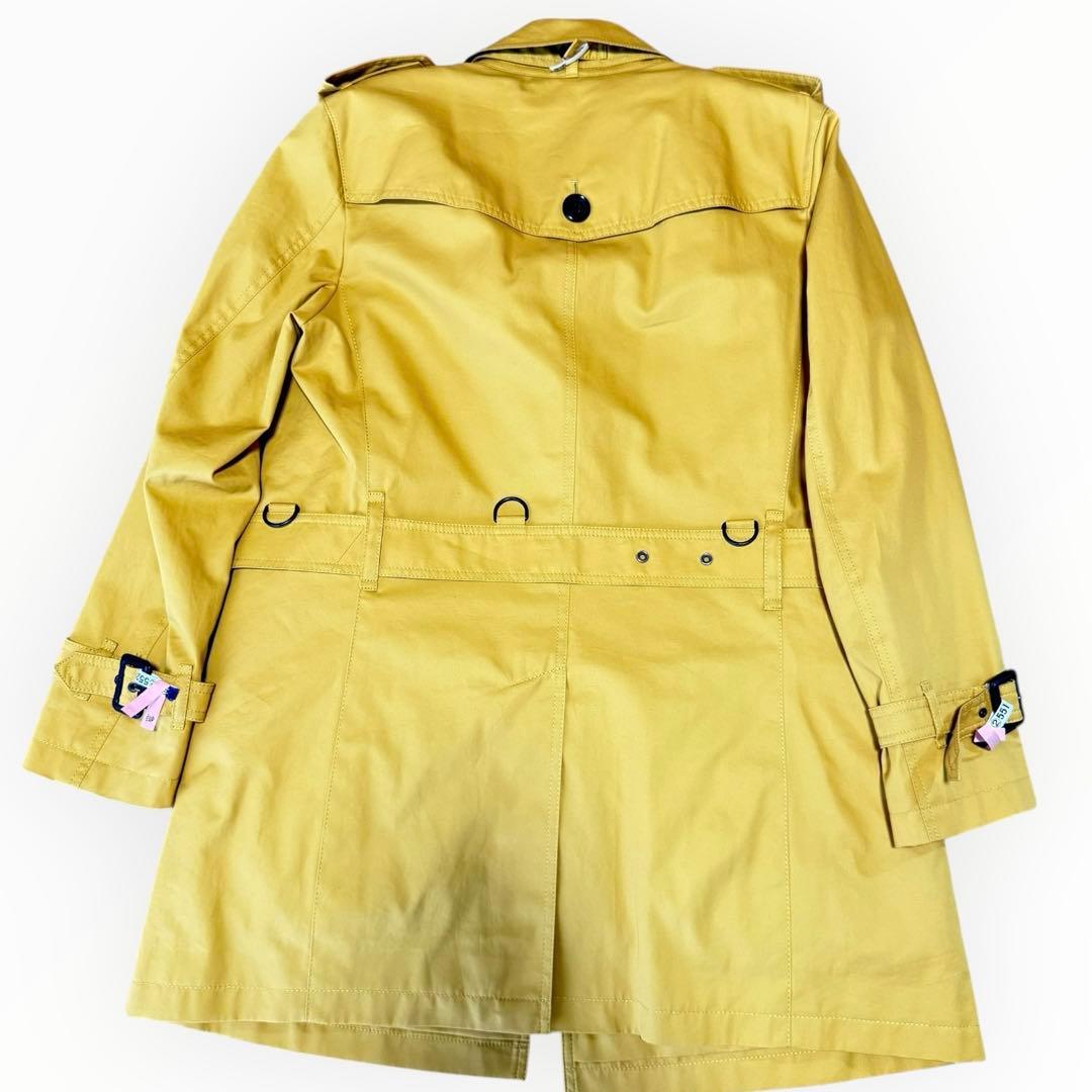 BURBERRY BLACK LABEL トレンチコート マスタードイエロー M