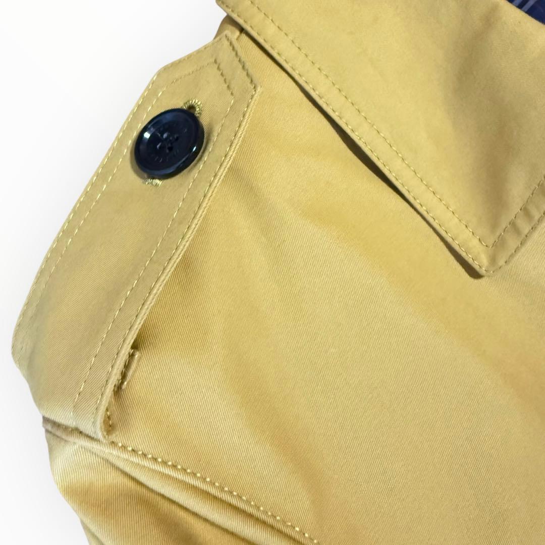 BURBERRY BLACK LABEL トレンチコート マスタードイエロー M
