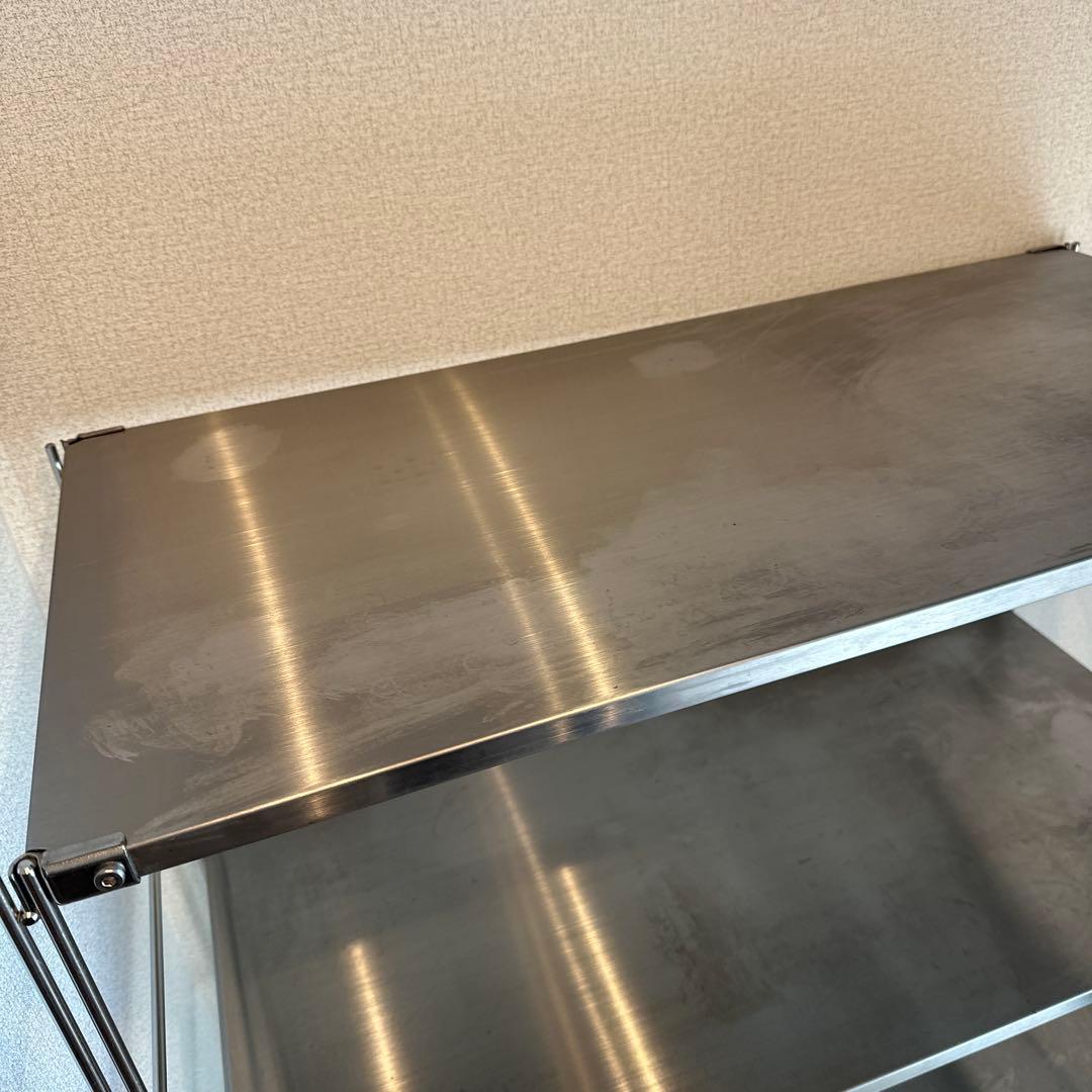 無印良品 ステンレスユニットシェルフ ワイド　中