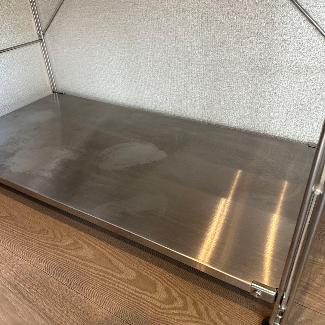 無印良品 ステンレスユニットシェルフ ワイド　中