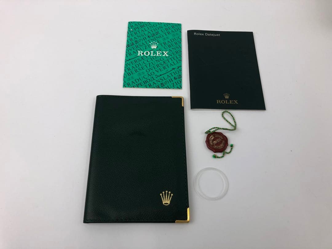 チ*認様 ロレックス　空き箱　外箱　内箱　小冊子　カードケース　グリーン