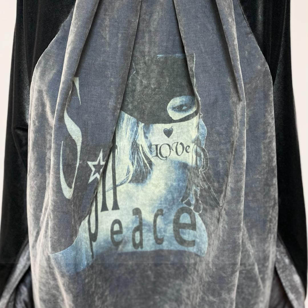 【新品希少】　HYDE着 SHARE SPIRIT ベロアスカジャン ブルゾン