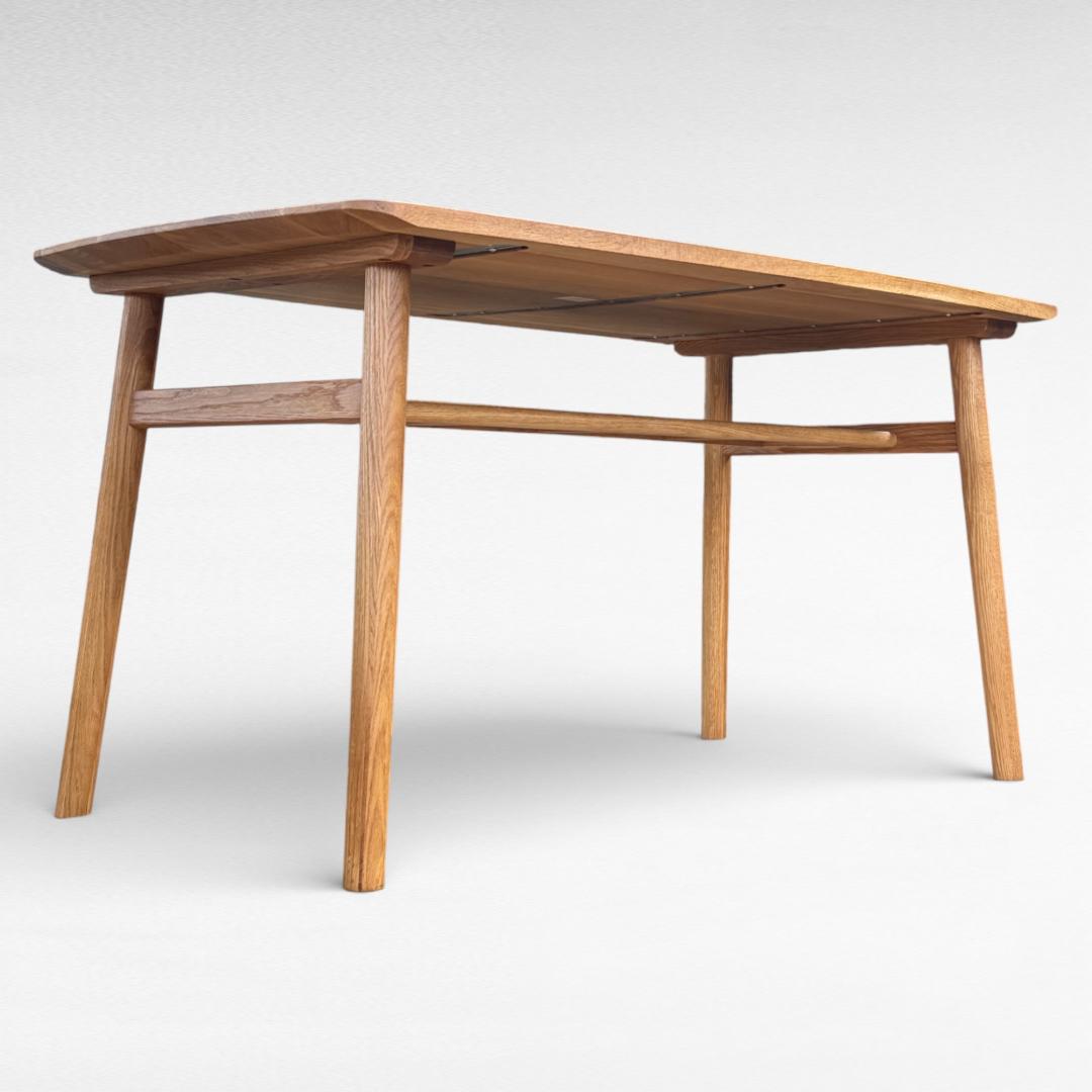 美品 UNICO SOLK ダイニングテーブル W140 オーク