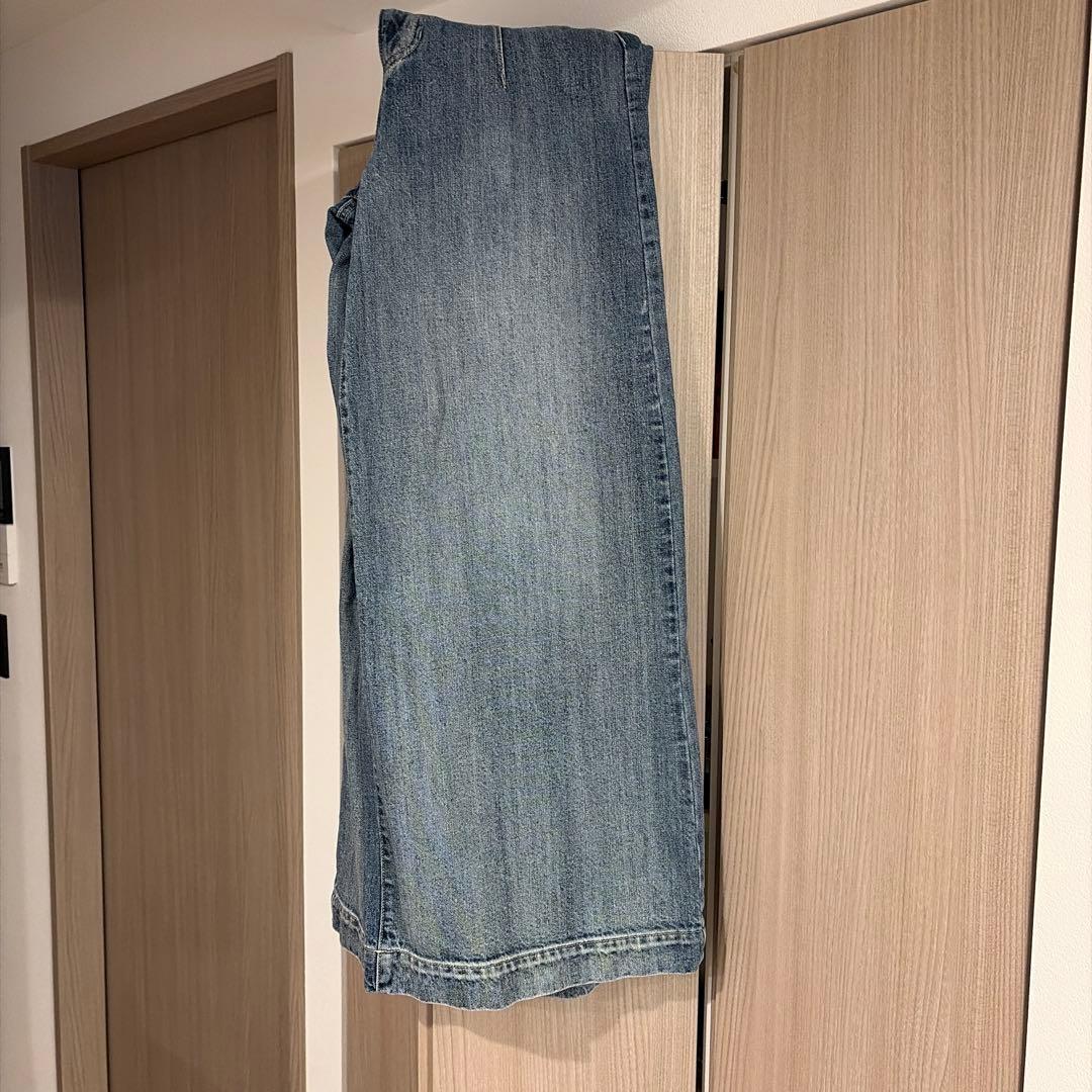 LOULOU WILLOUGHBY デニムバギーパンツ　デニム　ルルウィルビー