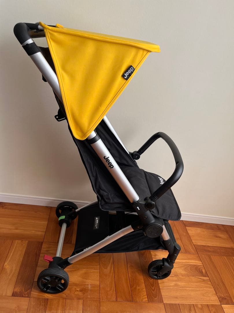Jeep ジープベビーカー　ジープバギー　レアカラー黄色　ハンドル付き