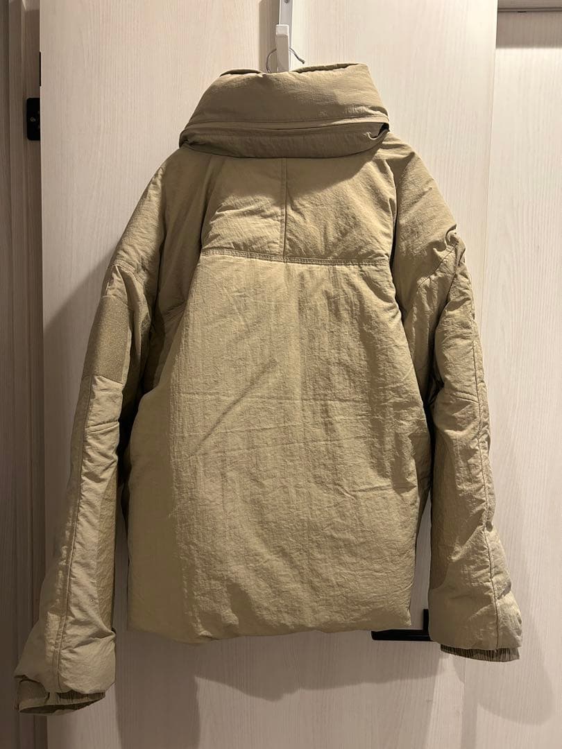 K*K様 モンスターパーカー風 中綿ロングコート ベージュ オーバーサイズ