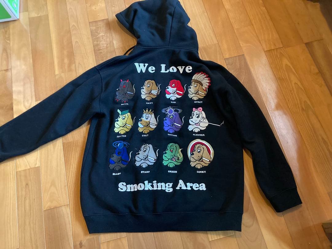 GALFY ヤニラバーズ　ジップ　パーカー XL 大型犬 ブラック