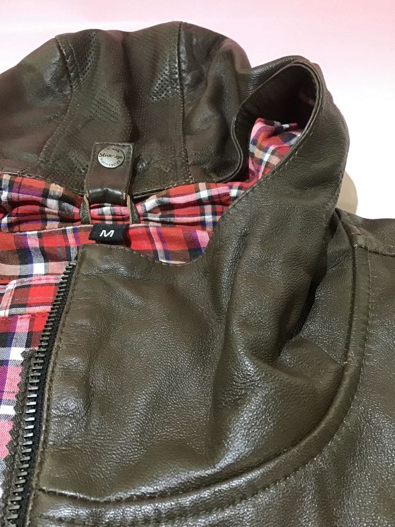 21399 56Design レザージャケット 56 デザイン 羊革 M 美品