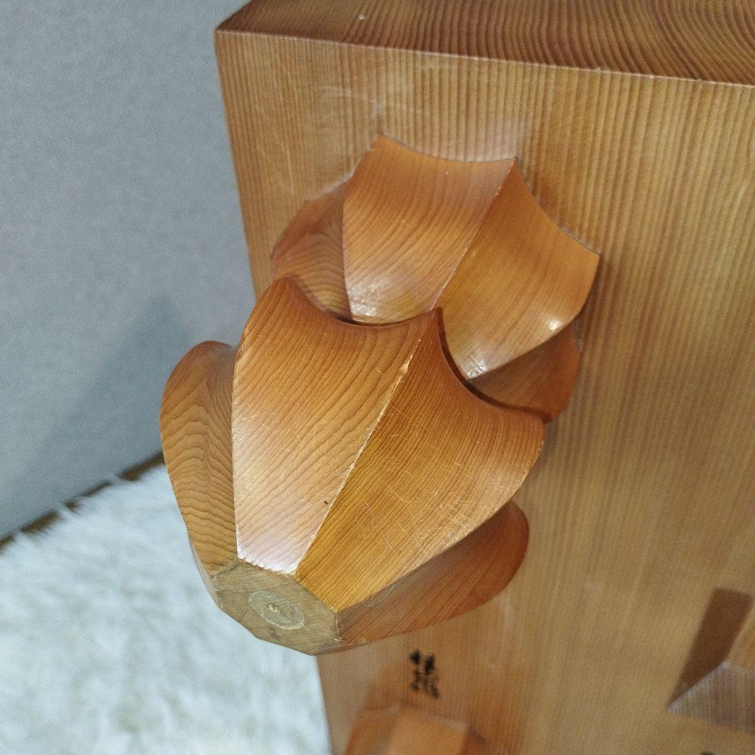 囲碁盤 本榧 天地柾目 ヘソ・脚付き 特大5.8寸 佳山作 高級