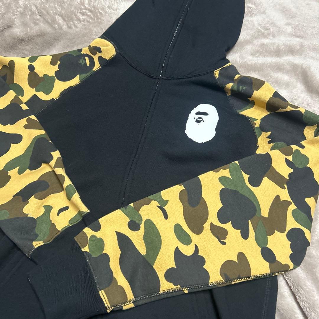 ユ*キ様 【美品】A BATHING APE BAPE 1st Camo ジップ