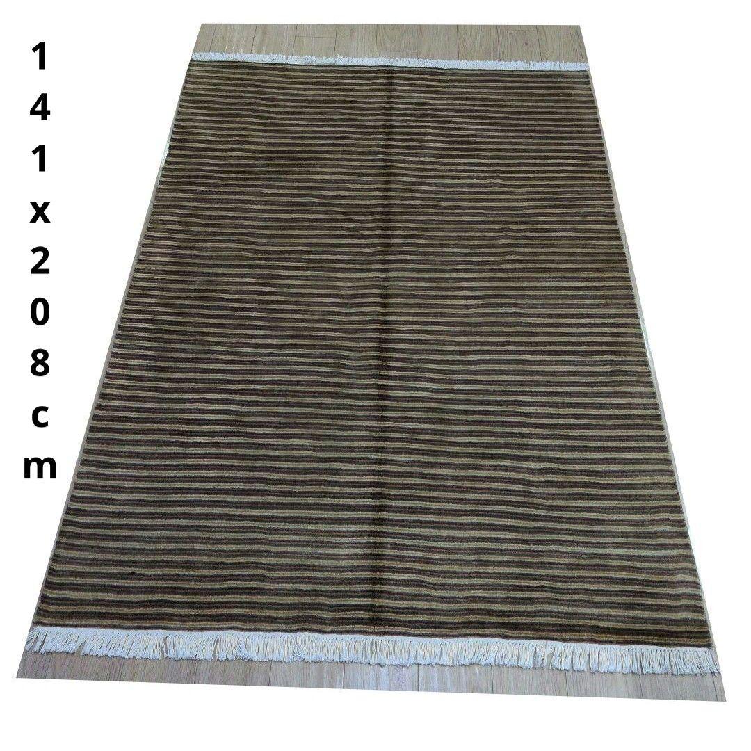 141x207cm(212)パキスタン手織りガズニー織り・ペルシャ・毛