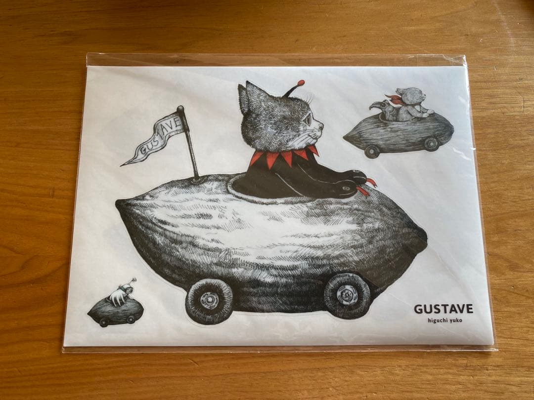 ヒグチユウコ　カカオカー　ウォールステッカー