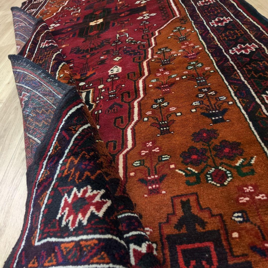 ペルシャ絨毯 バルーチ 手織り 295x125ｃｍ ウール balouch