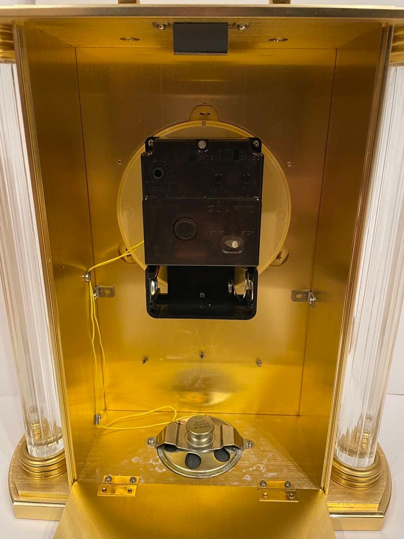 ジャンク品　SEIKO セイコー　QUARTZ クオーツ QF724G 置時計