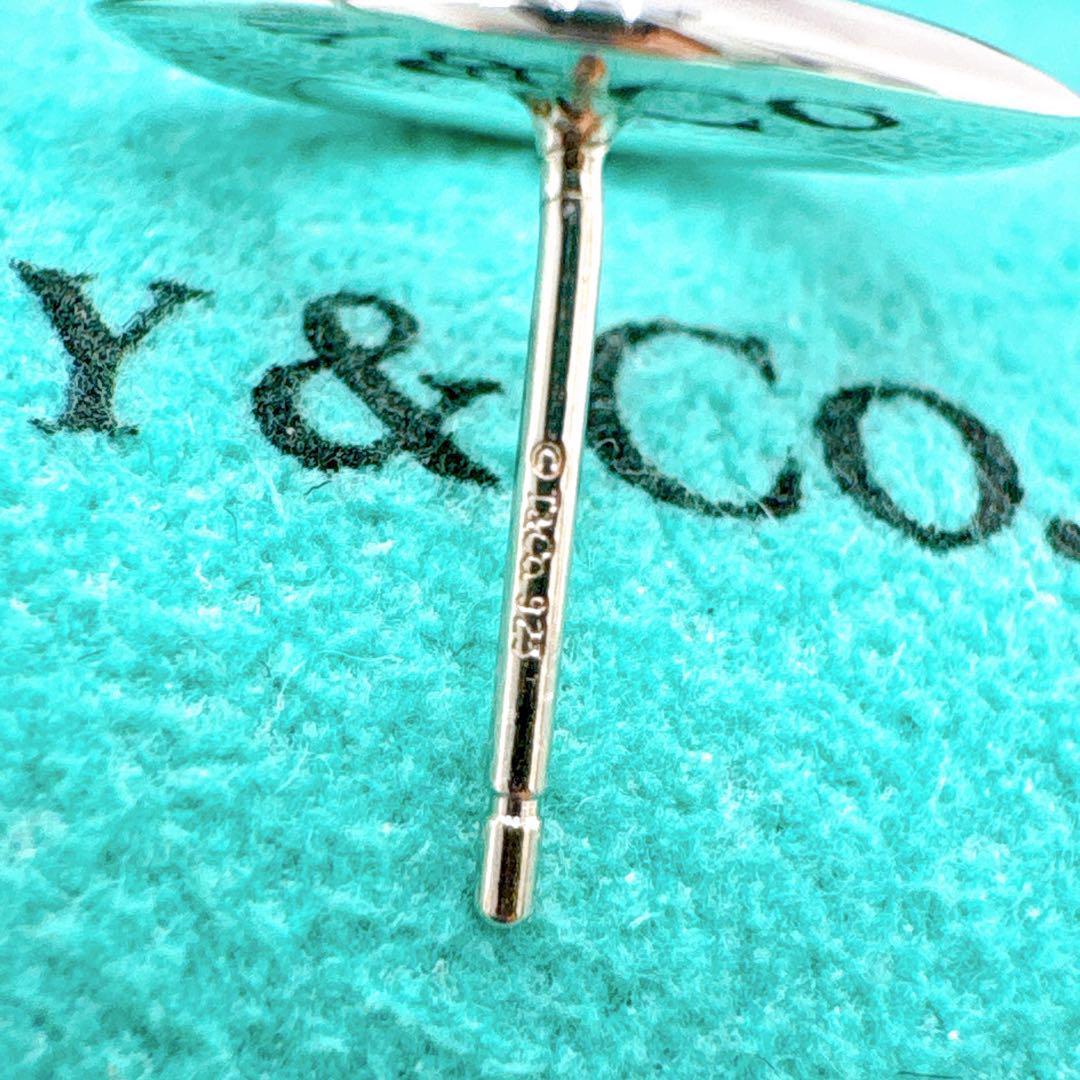 極美品 オールドティファニー オープン スクエア ピアス シルバー925